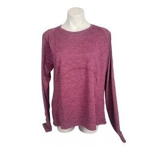 SPYDER Active Pomegranate Heather L/S Stretch Shirt Women's Size XXL New